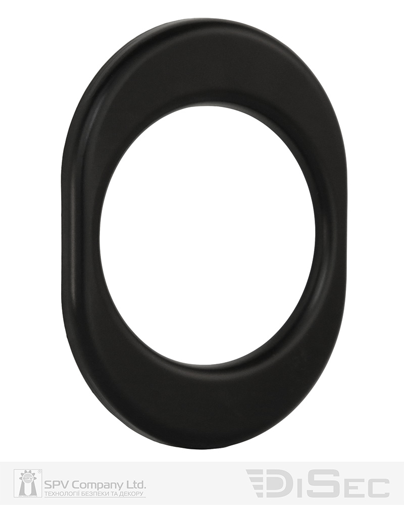 Броненакладка DISEC KT056 OVAL Фарба_чорна N
