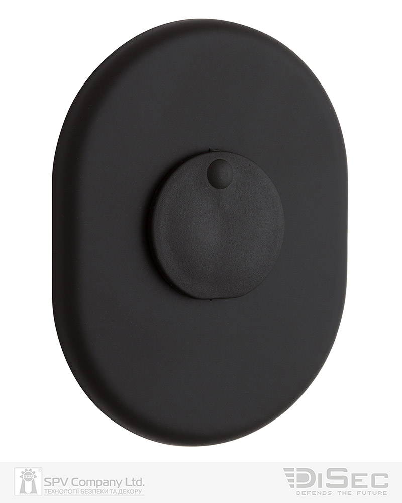 Броненакладка DISEC KT088 MATRIX OVAL Фарба_чорна